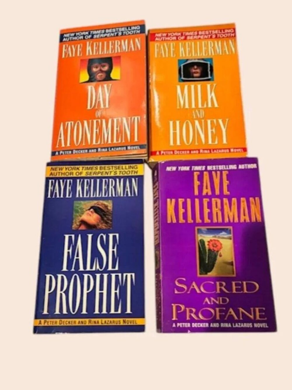4 Faye Kellerman Early Pocket Books Lot